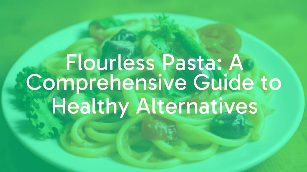 A plate of colorful flourless pasta with vegetables and gluten-free ingredients, healthy food presentation, warm lighting, realistic.