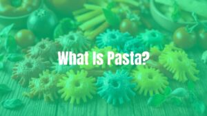 Assortment of colorful pasta shapes on a wooden table, vibrant ingredients around, warm lighting, realistic.