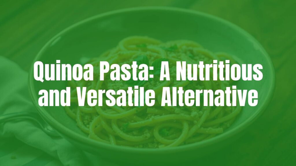 Quinoa pasta in a bowl, nutty brown color, al dente texture, garnished with fresh herbs, rustic wooden table, warm lighting, realistic.