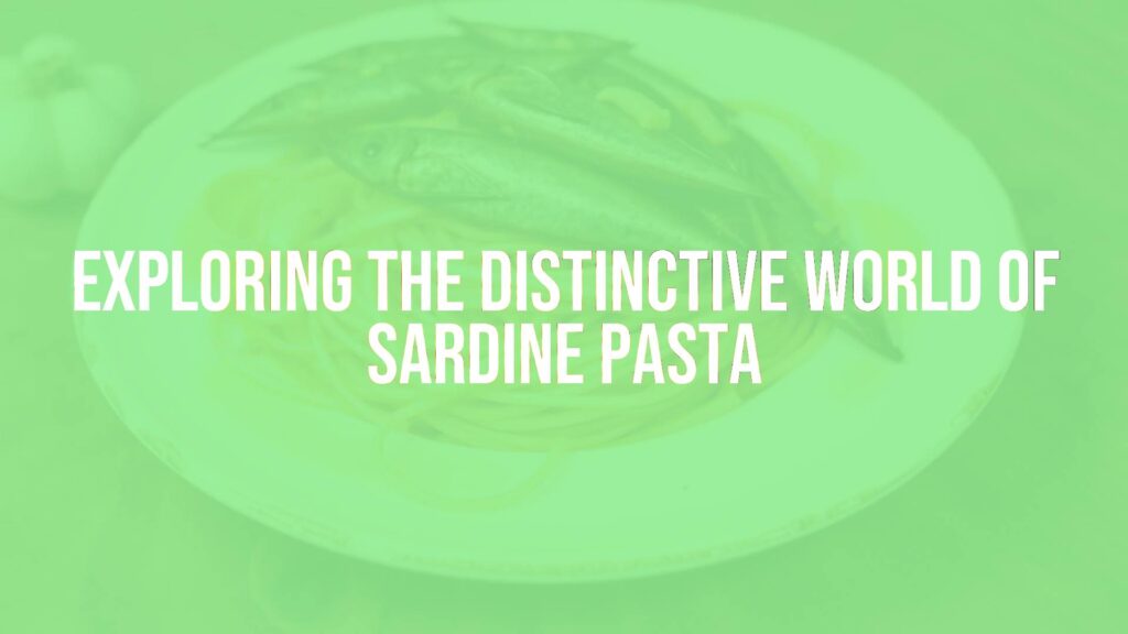 A plate of sardine pasta with spaghetti, whole sardines, garlic, and olive oil, Mediterranean style, rustic and appetizing, realistic.