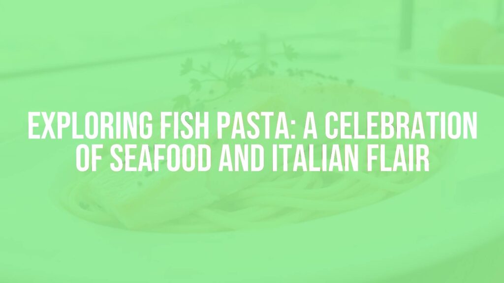 Delicious plate of fish pasta with salmon, spaghetti, and fresh herbs, Italian coastal setting, realistic.