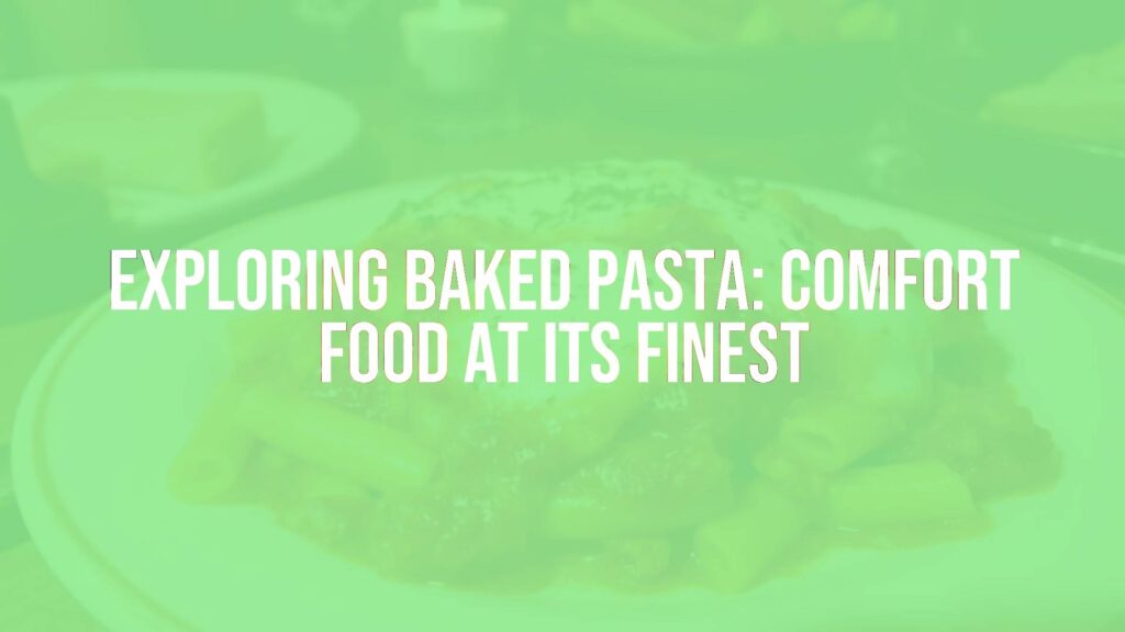 Golden baked pasta dish with bubbling cheese, rigatoni noodles, rich tomato sauce, melted mozzarella, fresh herbs, cozy dinner setting, realistic.