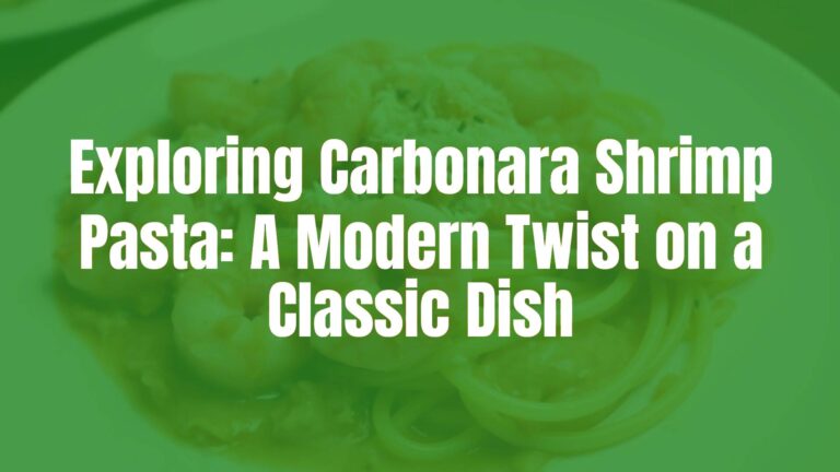 Delicious carbonara shrimp pasta on a plate, creamy sauce with grated cheese, succulent shrimp, black pepper, realistic food photography.