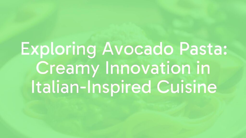 Creamy avocado pasta with green sauce, spaghetti, vibrant and fresh ingredients, realistic food photography, warm lighting.